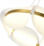 Подвесная люстра ST Luce Etoile SL1304.203.45 Золотистый/Белый LED 1*45W 3000K