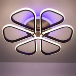 Потолочная люстра RGB Citilux Сезар Смарт CL233A275E (LED, 220V, умный дом - Алиса, Маруся, Сири, цветы)