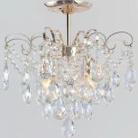 Потолочная люстра на штанге хрустальная Reluce 04051-0.3-04 FGD (220V)