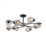 Потолочная люстра на штанге Omnilux Moncalvo OML-95307-08 (220V, шарики)