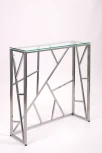 Консольный стол AllConsoles 1054-CS clear серебряный