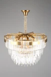 Подвесная люстра каскадная Aployt Mariz APL.813.13.15 (220V, хрусталь, на цепи)