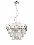 Подвесная люстра каскадная Simple Story 1032 1032-R7PL (220V, хрусталь, подвески, на тросе)