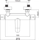 Термостат D&K Bayern Potsdam DA2123201 для ванны с душем