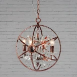 Подвесная люстра Loft It Foucaults Orb Crystal LOFT1897/4 подсвечник