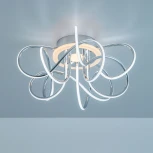 Потолочная люстра RGB Citilux Джемини Смарт CL229A151E (LED, 220V, умный дом - Алиса, Маруся, Сири)