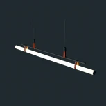 Подвесной светильник iLedex Zoom 9498P-32W-3000K BK-BR-WH