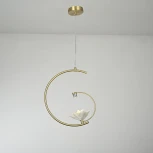 Подвесной светильник Magnolia 1 Flower Imperiumloft Magnolia01 (101770-26) (LED, 220V, на проводе, цветы)