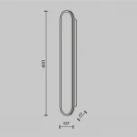 Настенный светильник Maytoni Perlamour MOD429WL-L30BSK (LED, 220V)