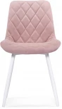 Стул Notta на металлокаркасе Баодин без канта розовый / белый 517119