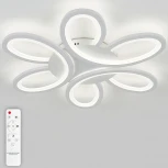 Потолочная люстра Natali Kovaltseva Simply LED LAMPS 81119 с пультом ДУ 140W, белый, LED