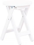 Табурет складной снег Mebelik арт.008422