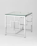 Журнальный столик Stool Group 55*55 БРУКЛИН серебро УТ000001492