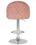 Стул барный DOBRIN MILANA (пудрово-розовый велюр (MJ9-32))