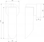 Настенный светильник Eurosvet Wing 40037/1 золото (220V, круглые)