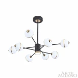 Потолочная люстра на штанге Arte Milano 272069/8 BK (LED, 220V, шарики)