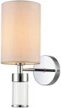 Бра Lumion Arnika 6585/1W хром/бежевый, металл/текстиль, стекло E14 1*40W 220V