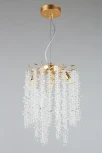 Подвесная люстра Aployt Paulina APL.848.03.04 (220V, хрусталь, на тросе, ветки)
