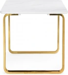 Керамический стол Селена 160 (Селена 4 160х90х77 белый мрамор / золото) Notta арт.572187