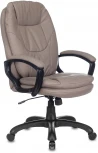 Кресло руководителя Бюрократ CH-868N серый эко.кожа крестовина пластик