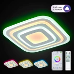 Потолочный светильник RGB Citilux Триест CL737A080E (LED, 220V, пульт управления, управление смартфоном, голосовое управление, умный дом - Алиса, Маруся, Сири)