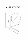 Интерьерная настольная лампа Arte Lamp Bolla-unica A1921LT-1CC