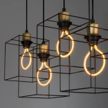 Лампочка светодиодная филаментная E27 4 Вт трубка желтая Elektrostandard BL150