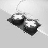 Встраиваемый светильник Hoop GX53 2x15W Maytoni DL086-02-GX53-SQ-B (220V)