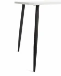 Стол PLUTO ЛДСП/металл, 120x80x77 см, Белый/Черный Tetchair 19316