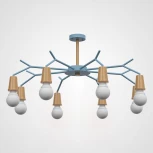 Потолочная люстра на штанге Les Color D95 Blue Imperiumloft ﻿Lesc_01 (220510-23)