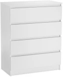 Комод Woodville Мадера К4М белый 497488