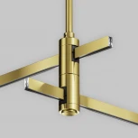 Крепление потолочное Long двойное 700мм Flarity латунь Maytoni Accessories for tracks Flarity TRA159С-D1-BS (24V)