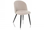 Стул Woodville на металлокаркасе Gabi 1 beige / black 15086