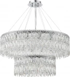 Подвесная большая люстра хрустальная Stilfort Splendy 2173/09/26P (220V, на тросе)