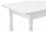 Обеденный стол из дерева Woodville Вуди белый глянец 319903
