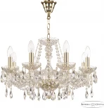 Подвесная люстра Bohemia 116 116/8/195 G (220V, подвески, на цепи, подсвечник, свеча)
