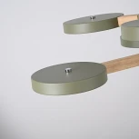 Потолочная люстра Wi-Fi на штанге Turna Dbl L6 Hacks By ImperiumLoft Turna-Dbl01 (LED, 220V, пульт управления, голосовое управление, умный дом - Алиса)