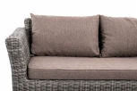 Лаунж-зона из искусственного ротанга, цвет графит 4SIS Капучино Сингл KSS2C2T-4-SET graphite