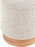 Пуф с ящиком Холли XS букле бежевый, Stool Group