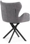 Стул Woodville на металлокаркасе Карлайл крутящийся серый / черный 551070
