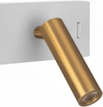 Настенный светильник для чтения со спотом Citilux Декарт CL704450 (220V, выключатель, шар)