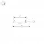 Экран STRETCH-S-20-WALL-SIDE-10m (RESPECT-ST) (Arlight) 040819