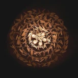 Подвесной светильник Wi-Fi Eurosvet 3535 3535/6 хром / перламутр (220V, управление смартфоном, голосовое управление, умный дом - Minimir Home, Алиса, Маруся, Салют, на цепи)