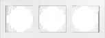 Рамка на 3 поста (белый) Stekker Катрин 39256