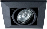 Встраиваемый точечный светильник Arte Lamp Cardani Piccolo A5941PL-1BK (220V)