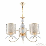 Подвесная люстра Arte Milano Florentia-9787 309787/3 Wh/Gd (220V, на цепи)