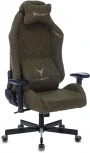 Кресло игровое Knight T1 хаки экомех с подголов. крестовина металл