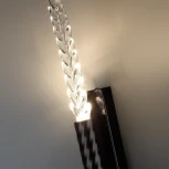 Бра Odeon Light Kolos 5459/4WL черный глянцевый/прозрачн./металл/стекло LED 4W 3000K (220V)