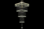 Потолочная хрустальная люстра на штанге Dio D'Arte Tesoro Nickel H 1.4.50.107 N (220V)