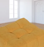 Пуф Dreambag Лотос Желтый Велюр 13229